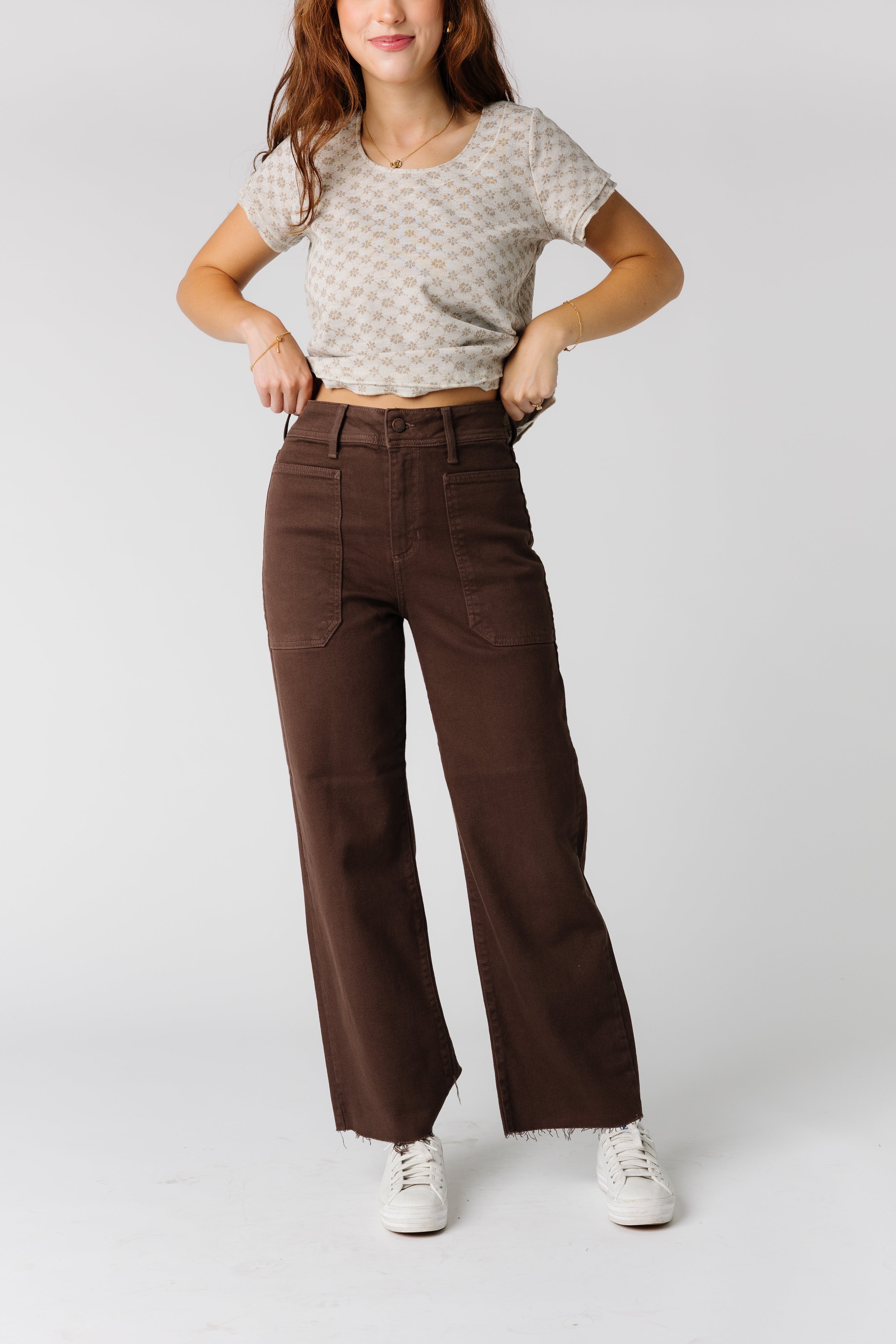 HR Utility Wide Leg Jeans