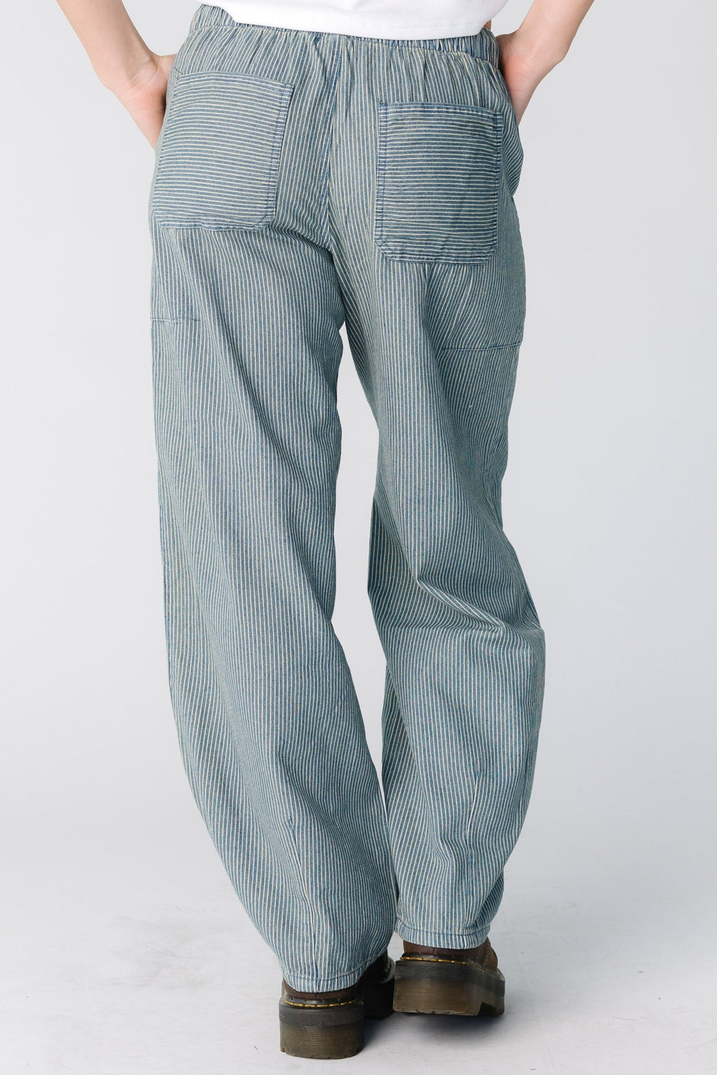 Atlantis Streifen-Denim-Fallschirmhose