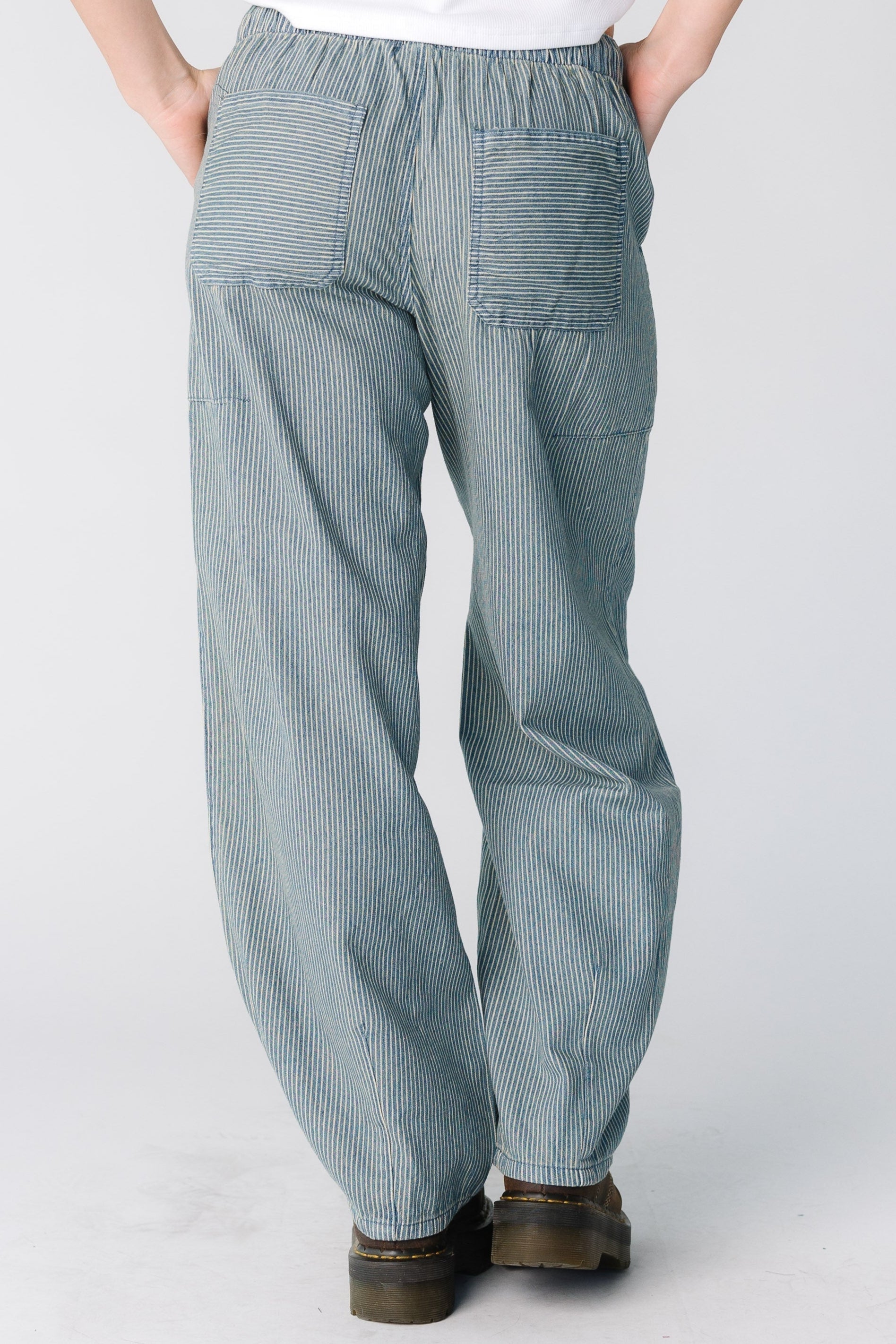 Atlantis Streifen-Denim-Fallschirmhose