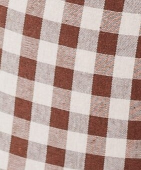 Reisehose mit Gingham-Karo