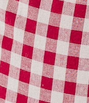 Reisehose mit Gingham-Karo