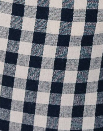 Reisehose mit Gingham-Karo
